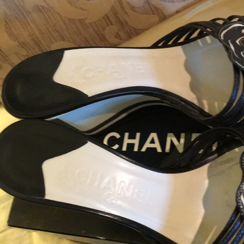 Chanel Camilla slide heel sandals 39 - Picture 4 of 7